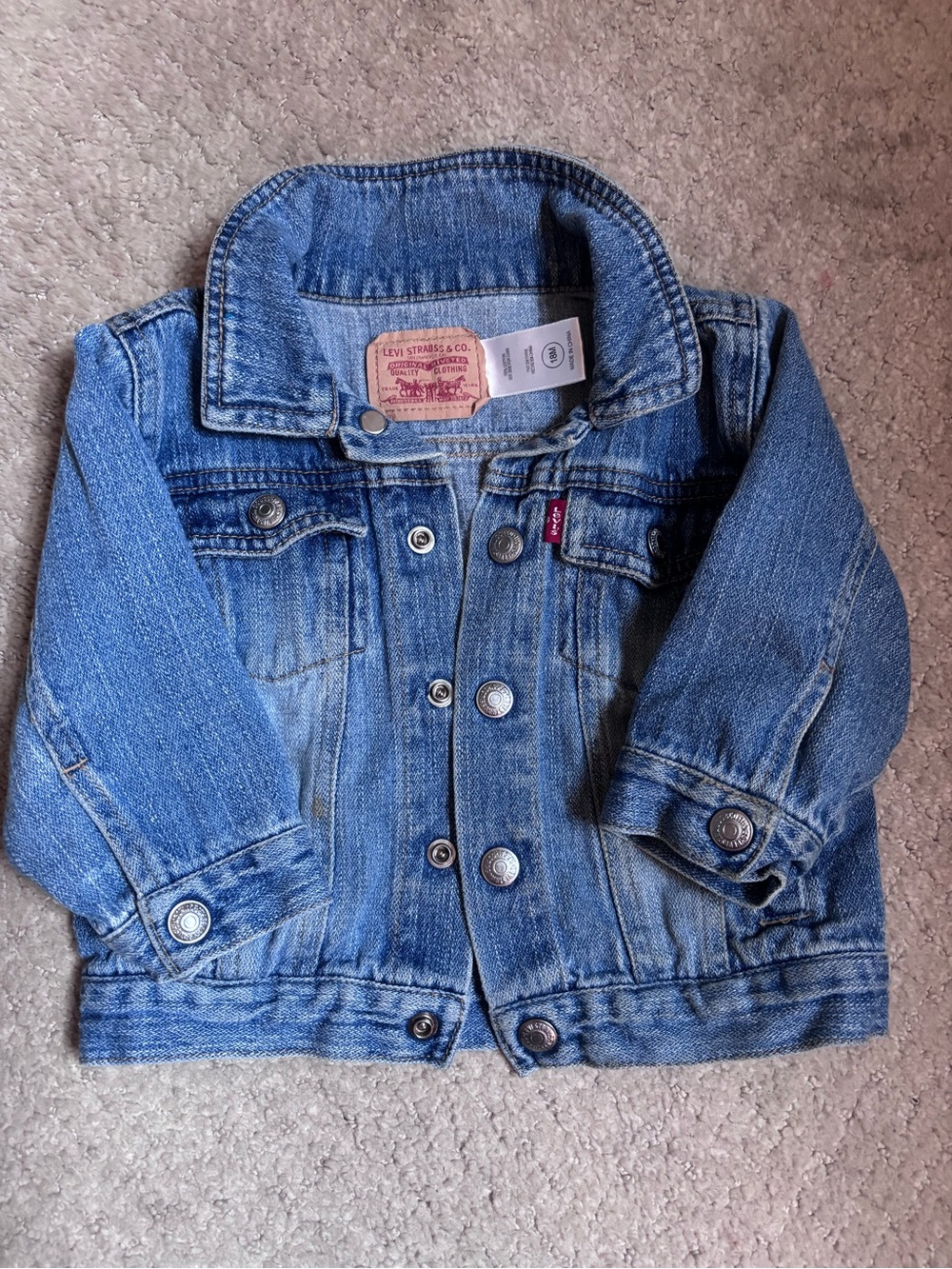 Levi's Kids Blue Denim Jacket - Classic Trucker Style - Soft Denim